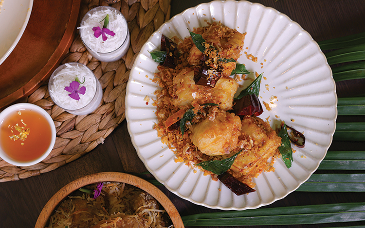 Fried Durian Tofu in Typhoon Shelter Style