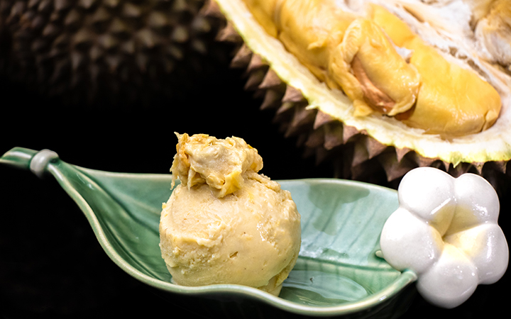 Signature Homemade Durian Ice Cream