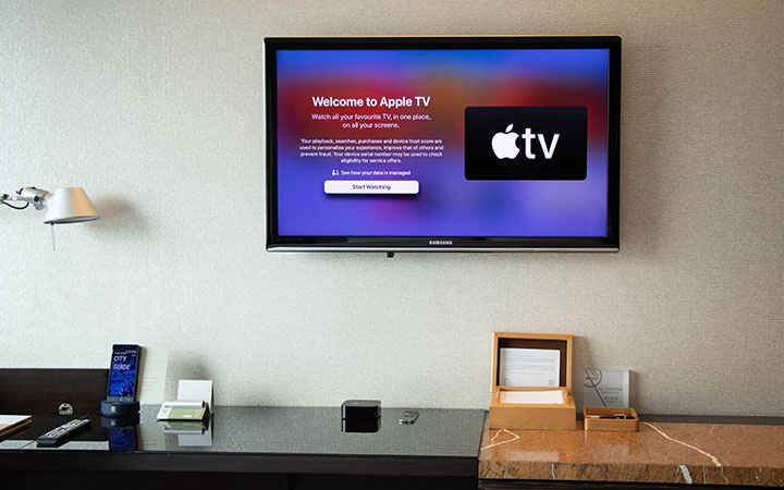 Apple TV with Netflix streaming