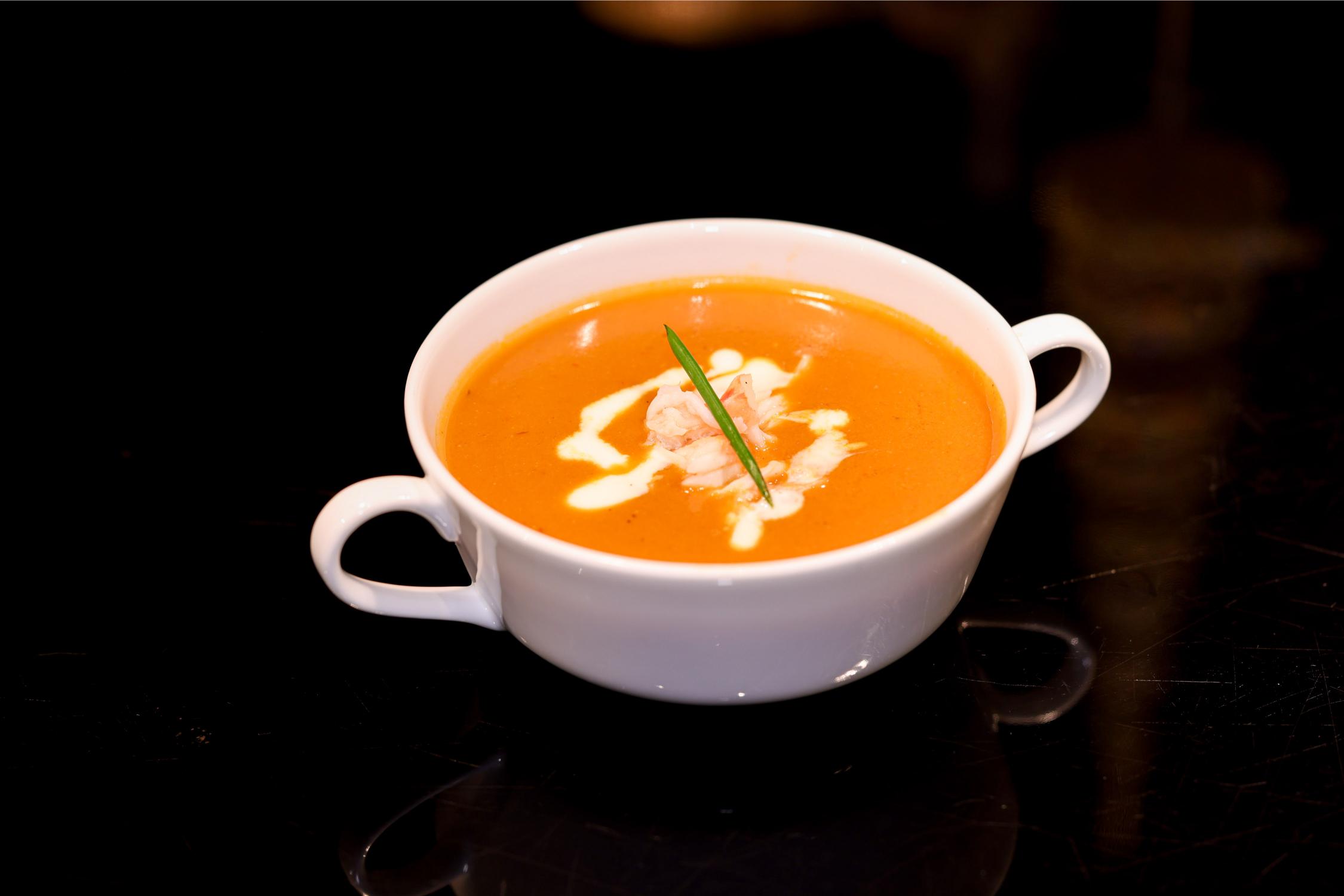 Lobster Bisque with French Spider Crab 