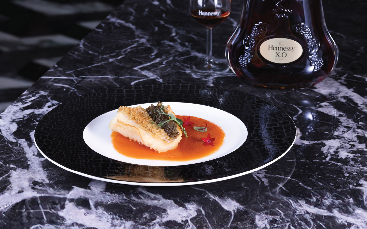 Deep-fried Blue Cod with Hennessy Cognac