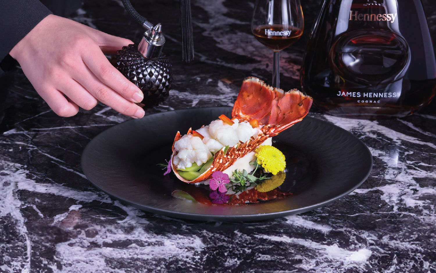 Wok-fried Lobster with Hennessy Cognac