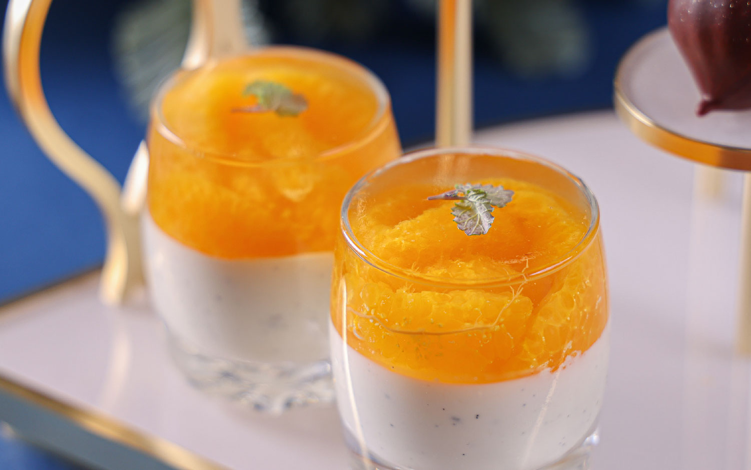 Mandarin Panna Cotta