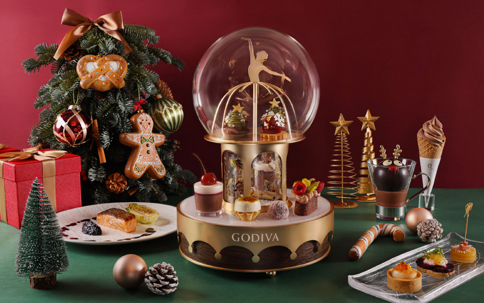 GREEN x GODIVA: Winter Starlight Chocolate Afternoon Tea